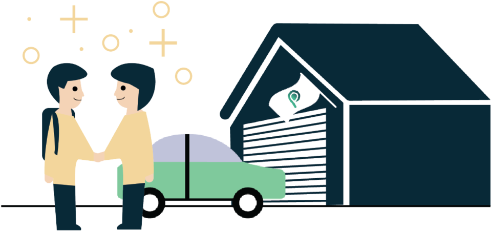 Parking Lot Clipart Rent - Parking Lot Clipart Rent (1000x512)