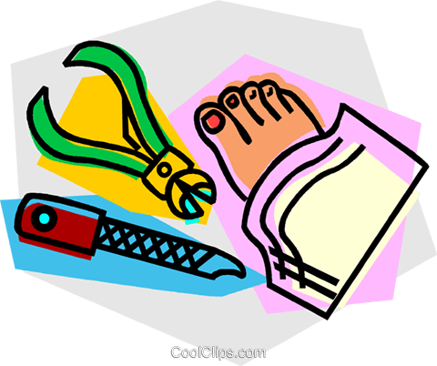 Pedicure Royalty Free Vector Clip Art Illustration - Pedicure Royalty Free Vector Clip Art Illustration (480x402)