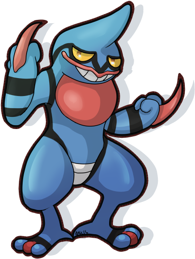 Toxicroak The Toxic Mouth By Haunted-attic - Toxicroak The Toxic Mouth By Haunted-attic (517x550)