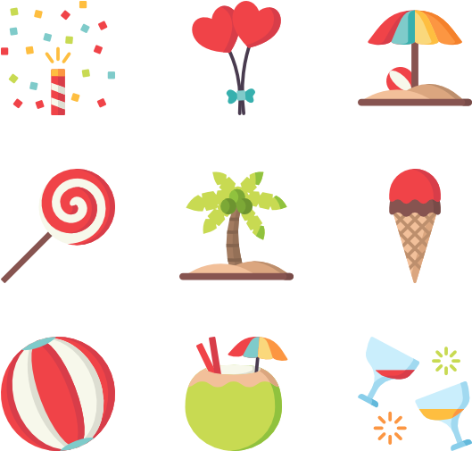 Summer Party Png - Summer Party Png (600x564)