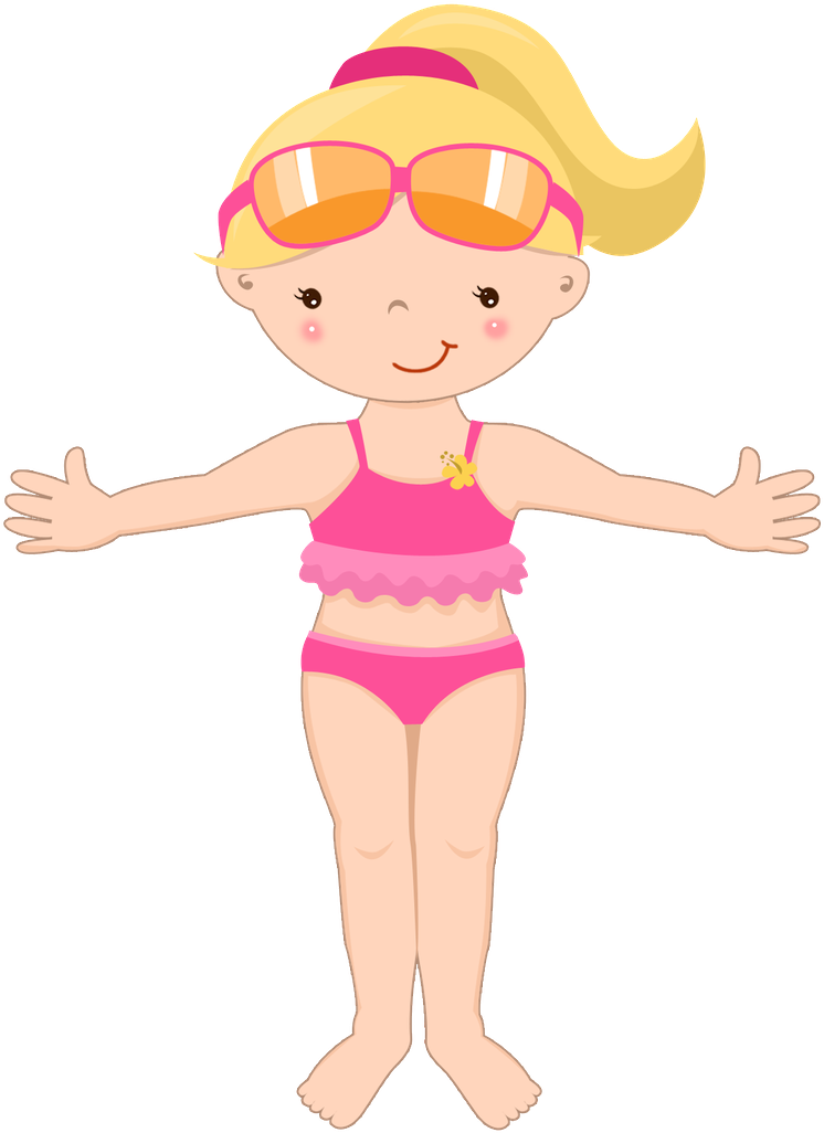Pinterest Summer Girl Clip Art Party Pool - Pinterest Summer Girl Clip Art Party Pool (900x1080)