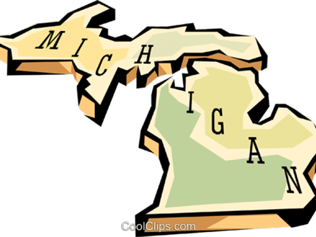 Michigan Clipart Vector - Michigan Clipart Vector (640x480)