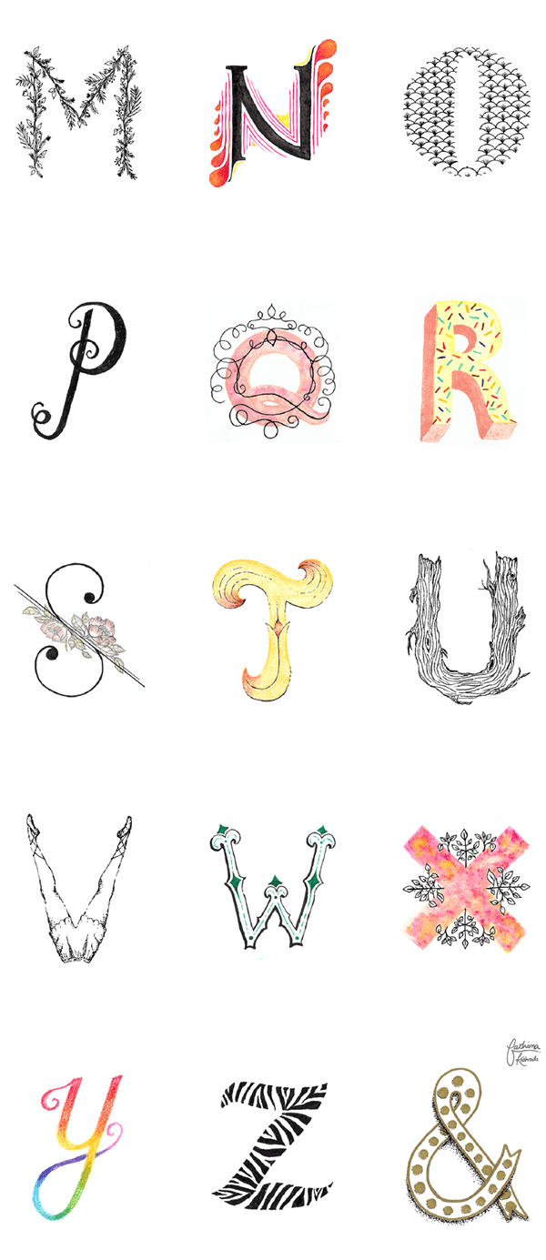 Fancy Feb Letters - Fancy Feb Letters (600x1385)