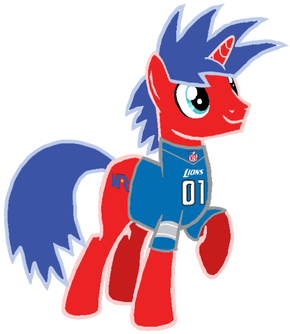 Sunboom122 1 0 Motown Warriano In His Detroit Lions - Sunboom122 1 0 Motown Warriano In His Detroit Lions (350x350)