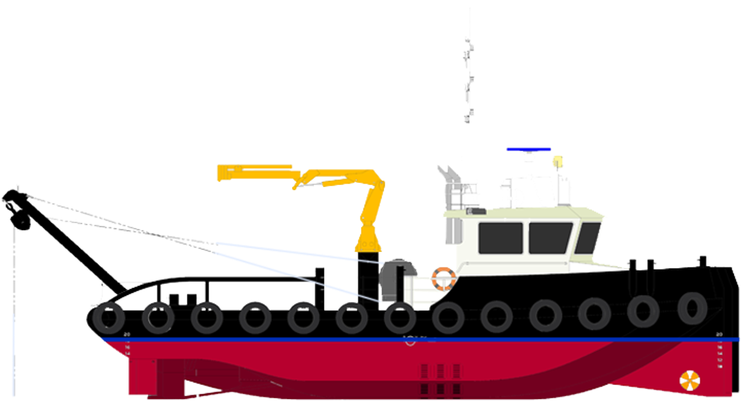 Tugboat Clipart Offshore Boat - Tugboat Clipart Offshore Boat (1300x575)