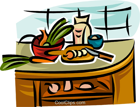 Kitchen Clipart Kitchen Counter - Kitchen Clipart Kitchen Counter (480x368)