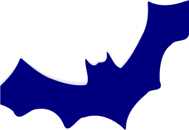 Bat Clipart Blue - Bat Clipart Blue (640x480)