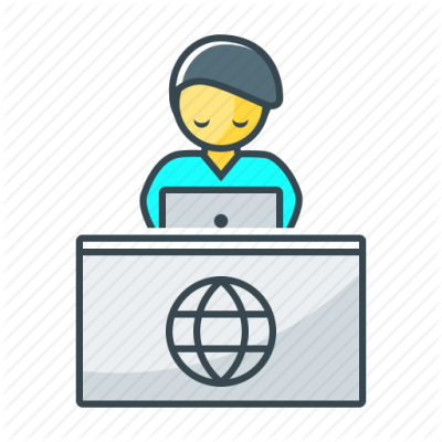 Desk, Information, Office, Registration Icon - Desk, Information, Office, Registration Icon (400x400)