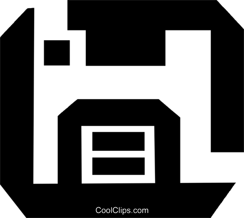 Thick Black Line Diskette Royalty Free Vector Clip - Thick Black Line Diskette Royalty Free Vector Clip (480x429)