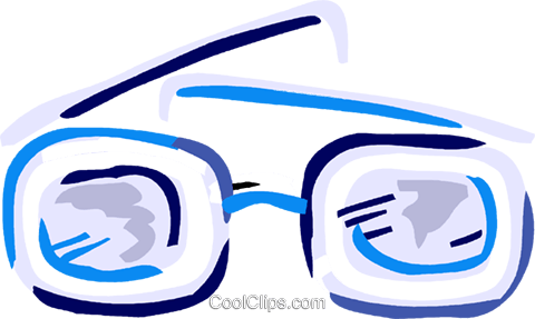 Thick Eyeglasses Royalty Free Vector Clip Art Illustration - Thick Eyeglasses Royalty Free Vector Clip Art Illustration (480x287)