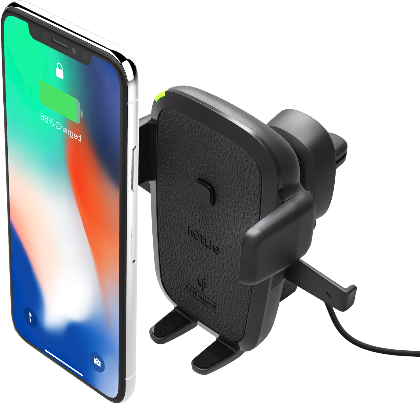 Iottie Easy One Touch Qi Wireless Fast Charge Air Vent - Iottie Easy One Touch Qi Wireless Fast Charge Air Vent (1500x1500)