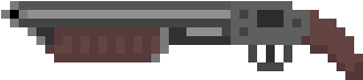 Drawn Gun Pixel Art Pencil And In Color Drawn Gun Pixel - Drawn Gun Pixel Art Pencil And In Color Drawn Gun Pixel (400x400)