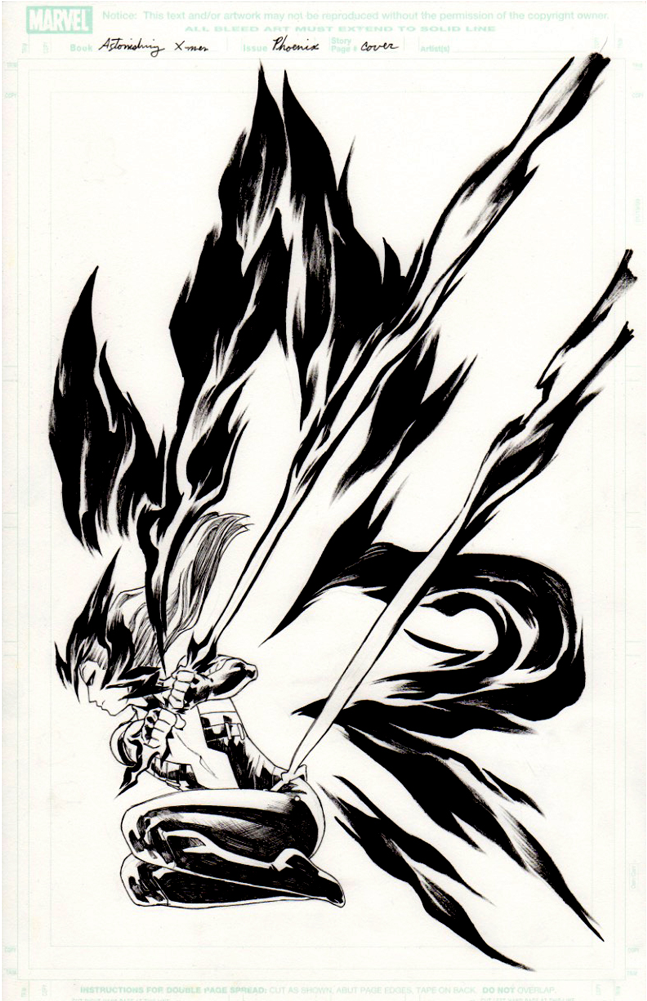 Astonishing X Men Phoenix Original Cover Kristafer - Astonishing X Men Phoenix Original Cover Kristafer (1000x1000)