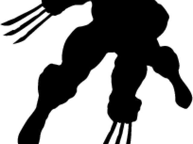 Wolverine Clipart Silhouette - Wolverine Clipart Silhouette (640x480)