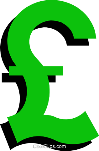 Pound Sterling Royalty Free Vector Clip Art Illustration - Pound Sterling Royalty Free Vector Clip Art Illustration (316x480)