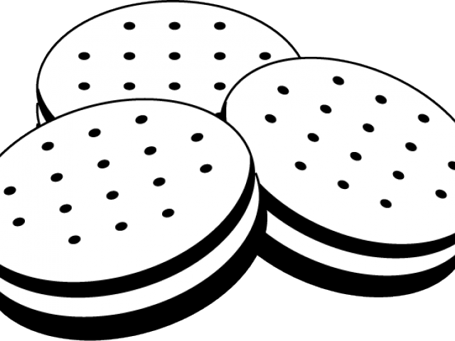 Biscuit Clipart Black And White - Biscuit Clipart Black And White (640x480)