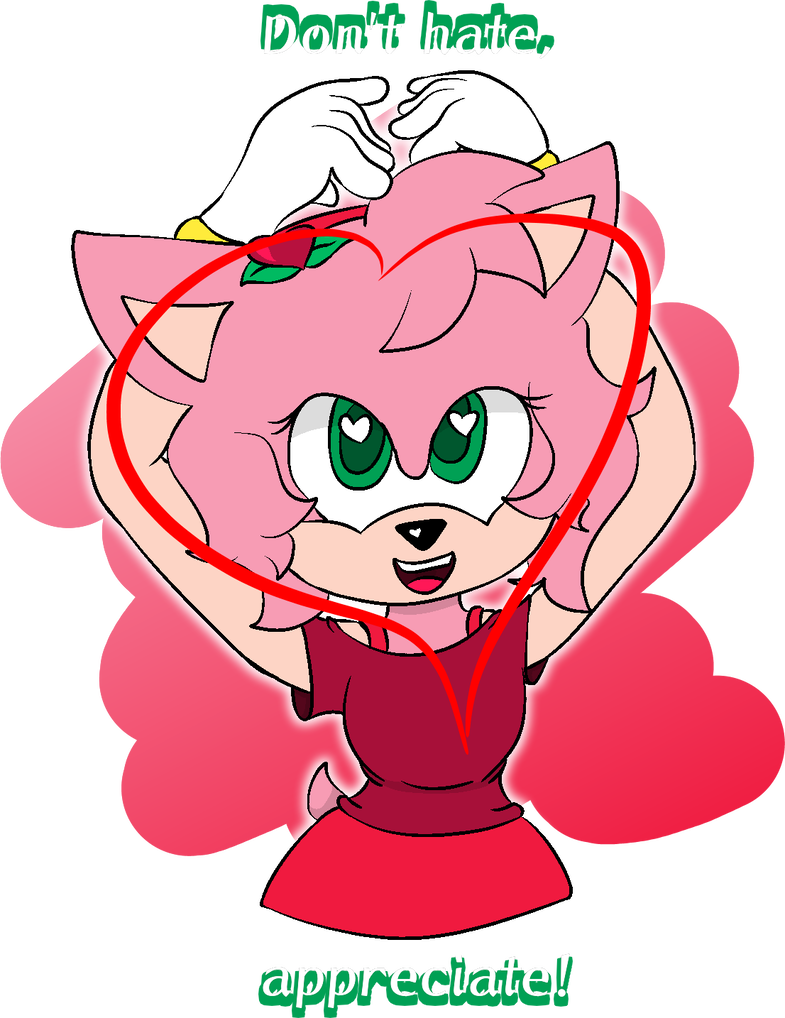 A Friendly Reminder From Amy Rose By Rosiepie15 - A Friendly Reminder From Amy Rose By Rosiepie15 (785x1018)