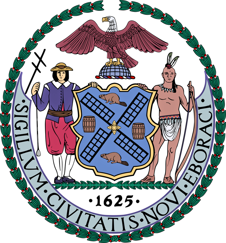 The Seal Of The City Of New York - The Seal Of The City Of New York (900x967)