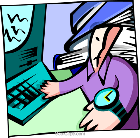 Racing Against Time Royalty Free Vector Clip Art Illustration - Racing Against Time Royalty Free Vector Clip Art Illustration (480x472)