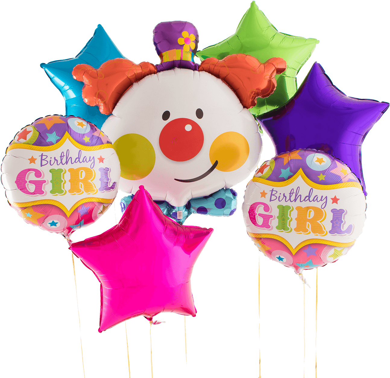 Cute Clown Birthday Girl Bunch - Cute Clown Birthday Girl Bunch (1400x1400)
