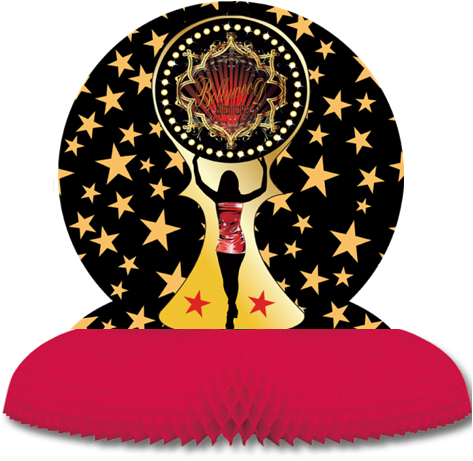 Bollywood Dhamaka Honeycomb Centerpiece - Bollywood Dhamaka Honeycomb Centerpiece (473x461)