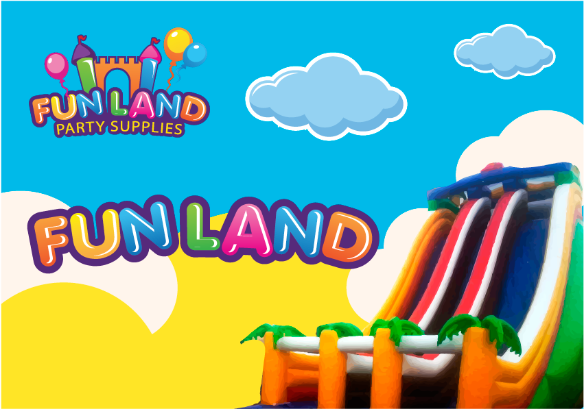 Fun Land Party Supplies Logo Design Concepts - Fun Land Party Supplies Logo Design Concepts (1000x1000)