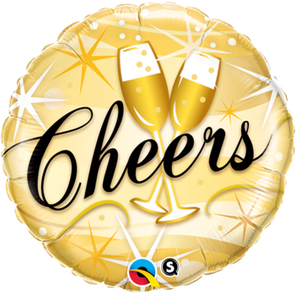 Cheers Foil Balloon - Cheers Foil Balloon (600x600)