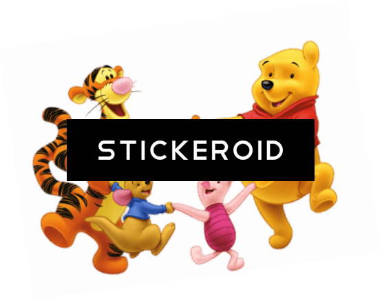 Winnie The Pooh And Friends Dancing - Winnie The Pooh And Friends Dancing (555x437)