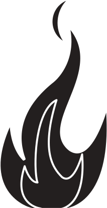 Silhouette Fire Flame - Silhouette Fire Flame (550x550)