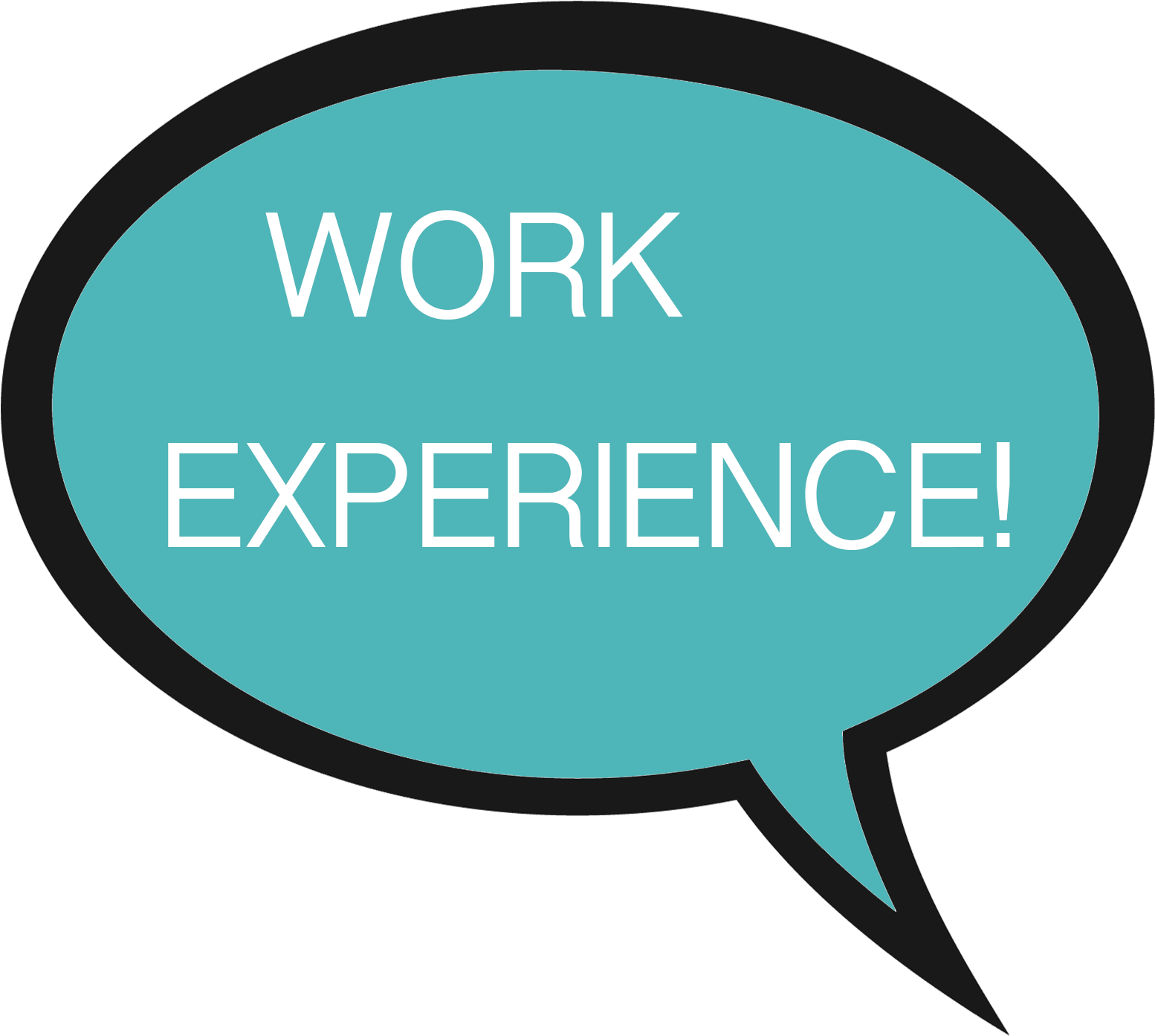 Speech Bubble With Words Work Experience - Speech Bubble With Words Work Experience (1925x1429)