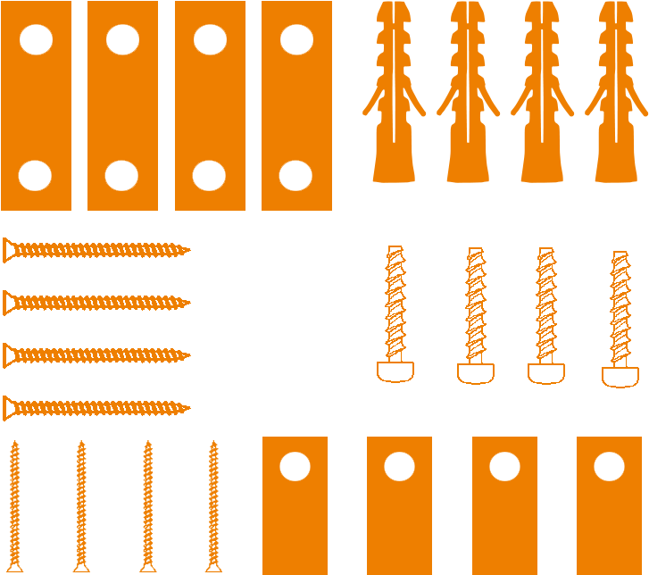 Fastening Kit Hofa Ceiling Suspension Kit - Fastening Kit Hofa Ceiling Suspension Kit (800x800)