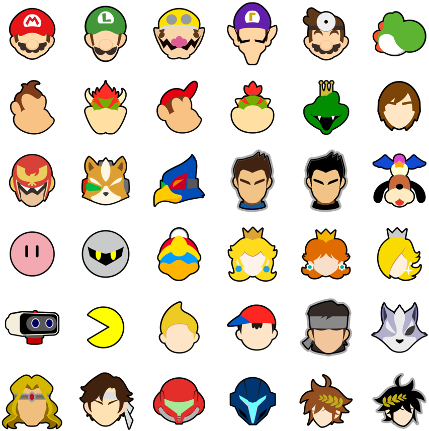 Super Smash Bros - Super Smash Bros (894x894)