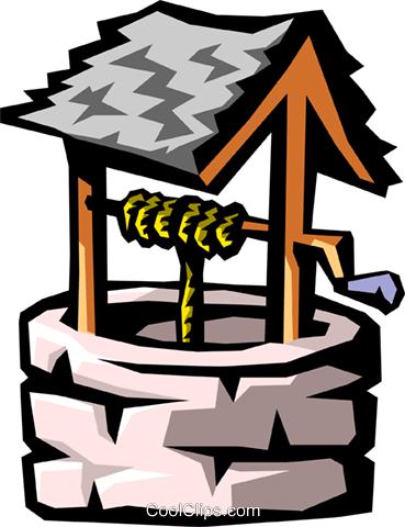 Puits D'eau Vecteurs De Stock Et Clip-art Vectoriel - Puits D'eau Vecteurs De Stock Et Clip-art Vectoriel (369x480)