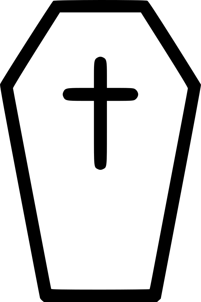 Coffin Svg Png Icon Free Download - Coffin Svg Png Icon Free Download (652x980)
