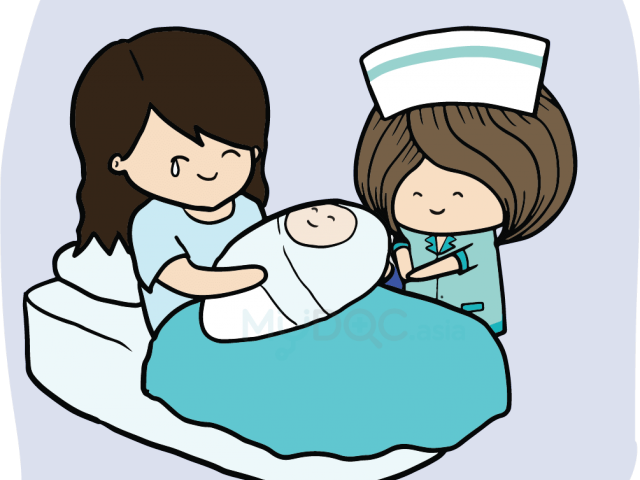 Birth Clipart Mom Newborn - Birth Clipart Mom Newborn (640x480)