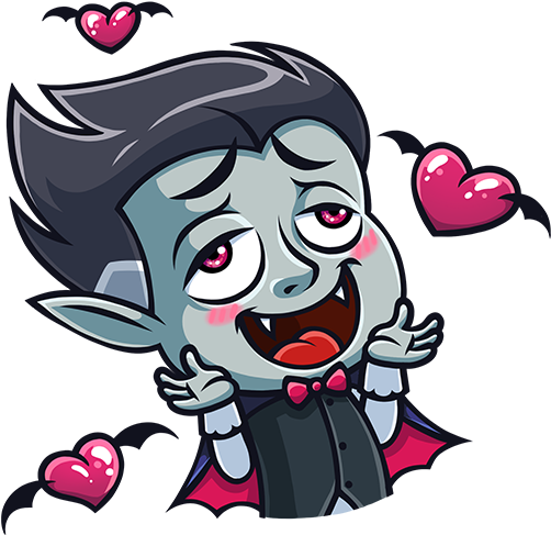 Vk Sticker Count Dracula - Vk Sticker Count Dracula - Full Size PNG ...