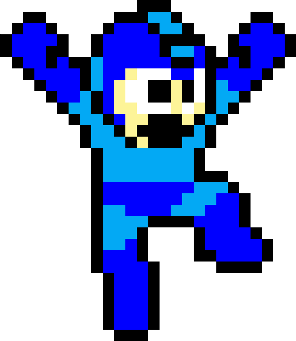 Jump, Mega Man - Jump, Mega Man (1184x1184)