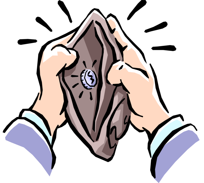 Purse Clipart Empty Purse - Purse Clipart Empty Purse (779x700)