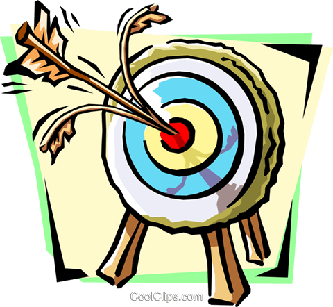 Bull's-eye Royalty Free Vector Clip Art Illustration - Bull's-eye Royalty Free Vector Clip Art Illustration (480x442)