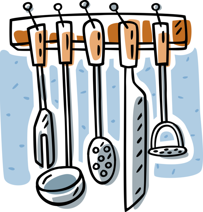 Utensils Image Illustration Of - Utensils Image Illustration Of (670x700)