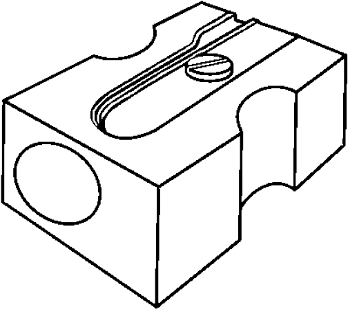 Pencil Sharpener Clipart Sketch - Pencil Sharpener Clipart Sketch (640x480)