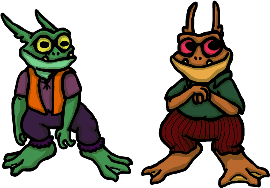Hobgoblin Villagers These Two Are Less Characters And - Hobgoblin Villagers These Two Are Less Characters And (1000x667)