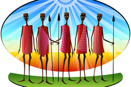 Village Clipart Africa - Village Clipart Africa (450x300)