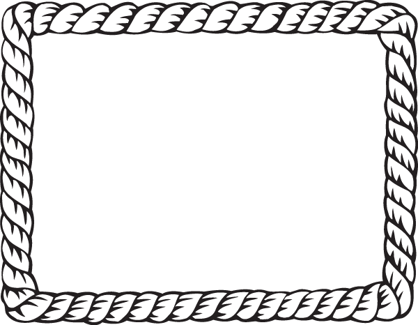 Rope Border Png - Rope Border Png (600x466)