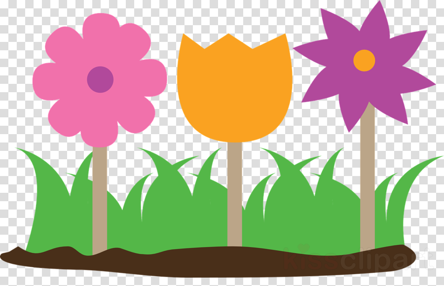 Gambar Bunga Animasi Clipart Garden Clip Art - Gambar Bunga Animasi Clipart Garden Clip Art (900x580)