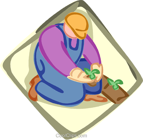 Gardening, Garden Royalty Free Vector Clip Art Illustration - Gardening, Garden Royalty Free Vector Clip Art Illustration (480x471)