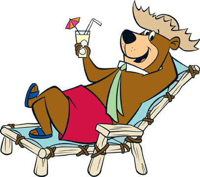 Picnic Clipart Yogi Bear - Picnic Clipart Yogi Bear (407x360)