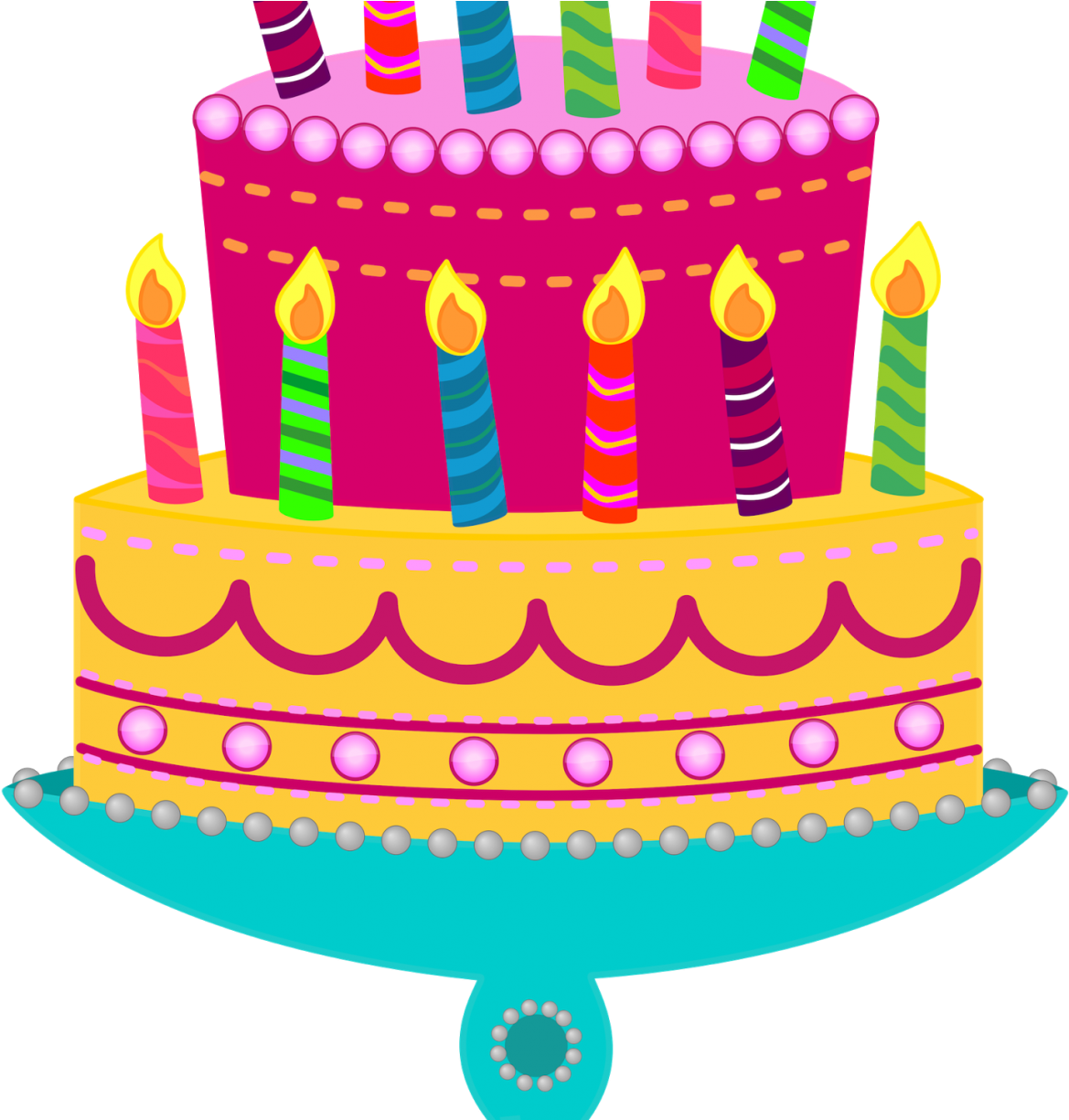 Amazing Birthday Cake Clip Art Slice Happy Clipart - Amazing Birthday Cake Clip Art Slice Happy Clipart (1224x1224)