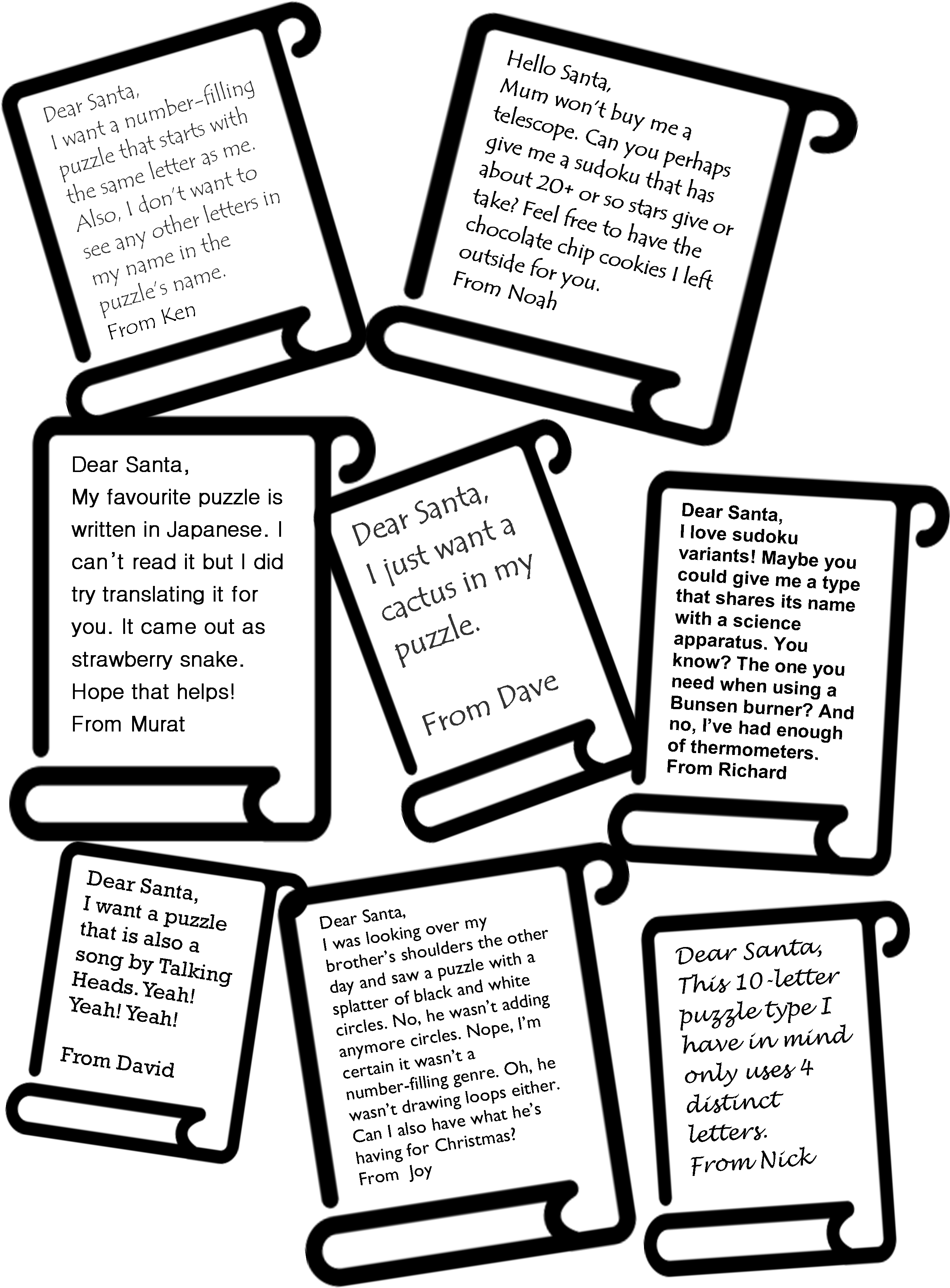 Dashing Through A Village Of Puzzlers, Santa Needs - Dashing Through A Village Of Puzzlers, Santa Needs (2629x3487)