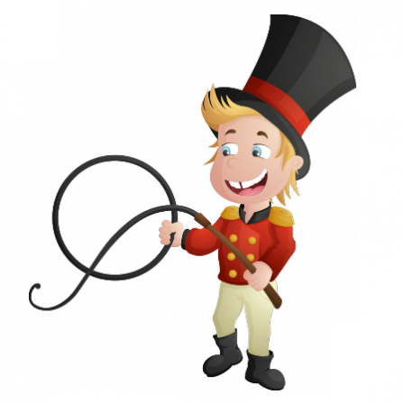 Stickers Cirque Dompteur - Stickers Cirque Dompteur (448x448)
